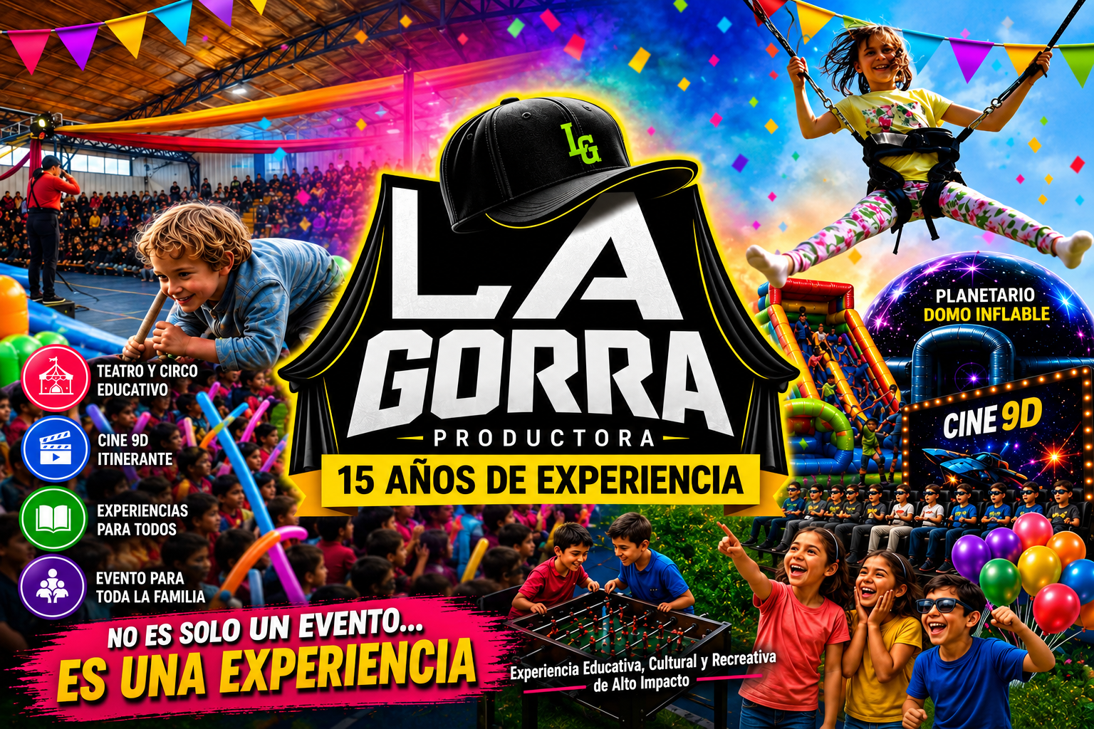 La Gorra Productora: arte, entretenimiento y 15 años de experiencia